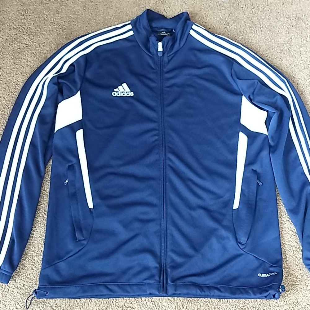 Adidas Men’s Zip Up Lightweight Jacket Size‎ S in Royal Blue Climacool